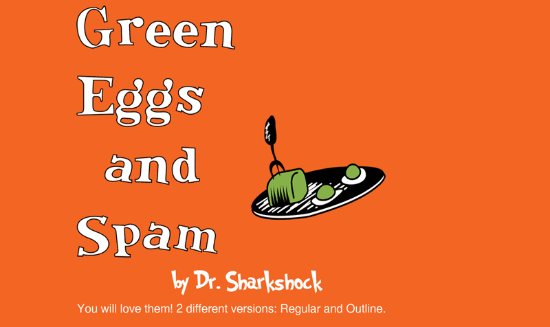 Green Eggs and Spam Font
