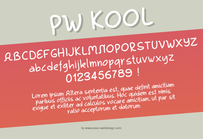 PW Kool Font