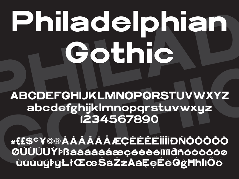 Philadelphian Gothic Font