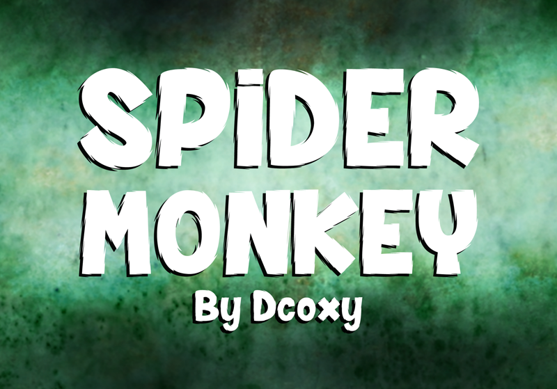 Spider Monkey Font