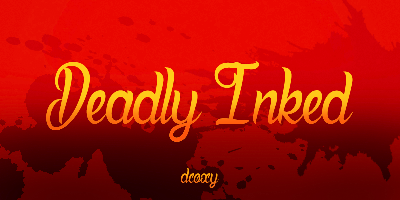 Deadly Inked Font