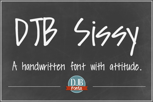DJB Sissy Font