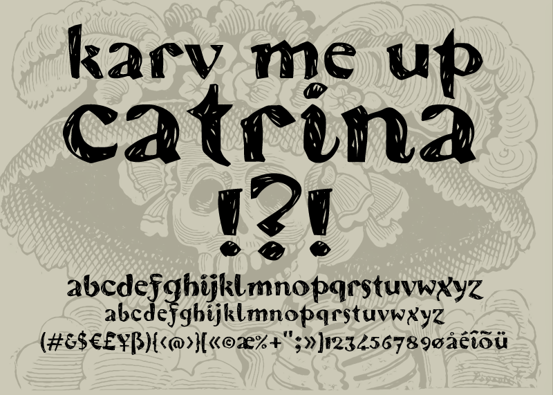 Karvwood Font