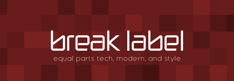 Break Label Font