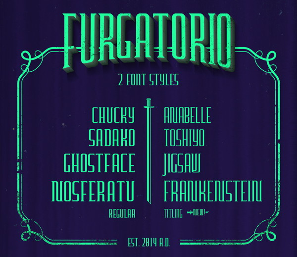 Furgatorio Font