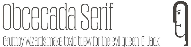 Obcecada Serif Font