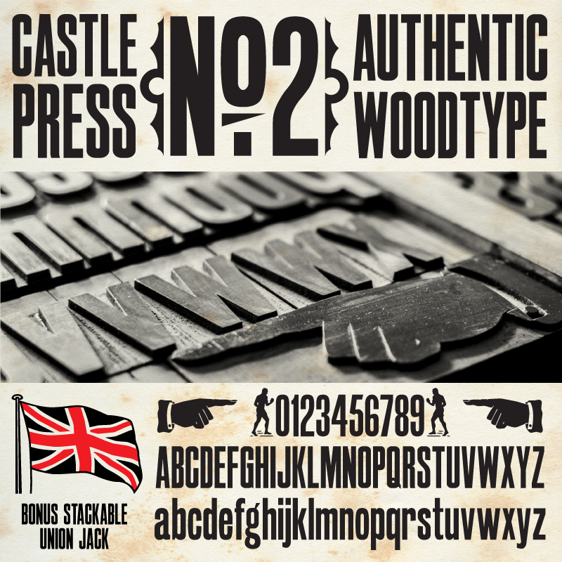 Castle Press No2 Font
