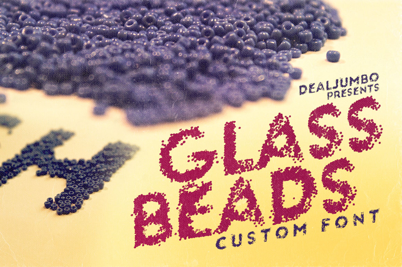 Glass Beads Font
