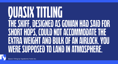 Quasix Titling Font