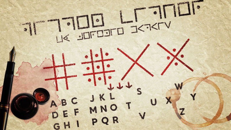 Pigpen Cipher Font