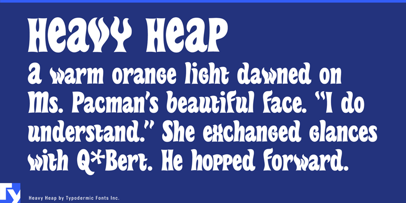 Heavy Heap Font