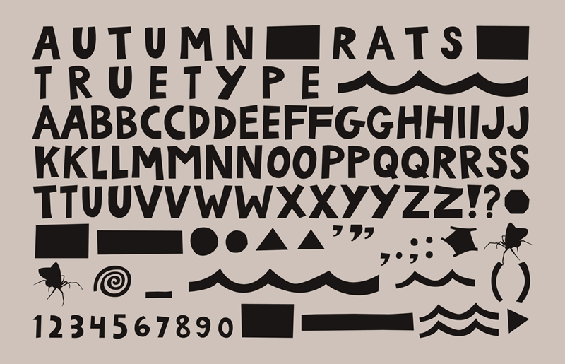 Autumn Rats Font