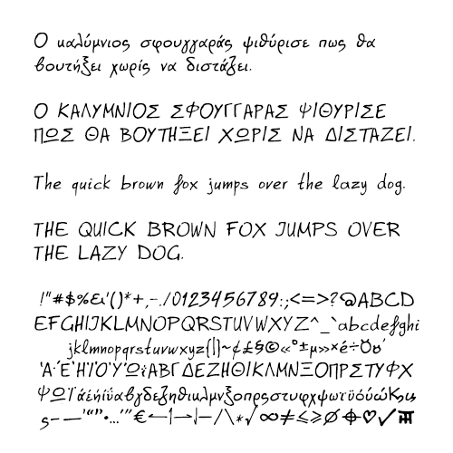 Graphe Alpha Font