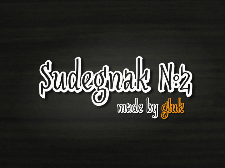 Sudegnak No2 Font