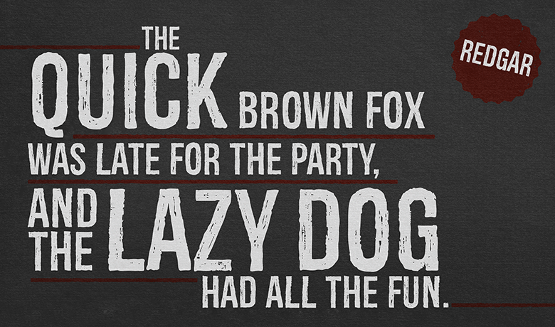 Redgar Font