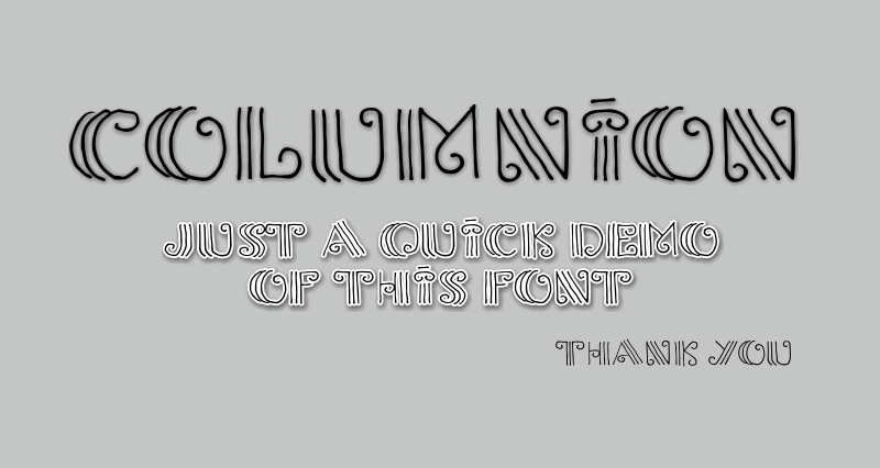 Columnion Font