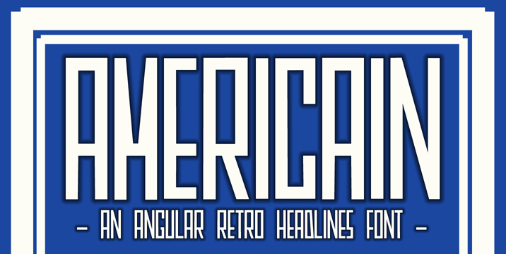 DK Americain Font