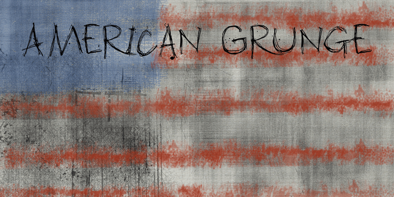 DK American Grunge Font