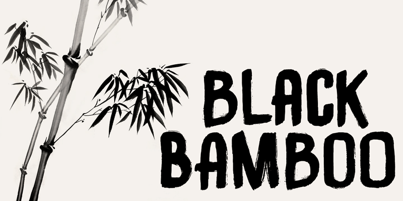 DK Black Bamboo Font