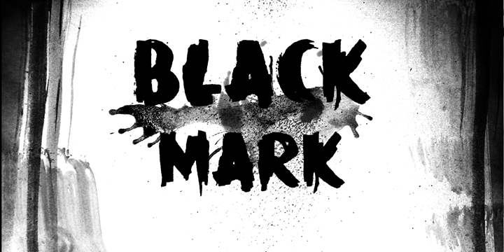 DK Black Mark Font
