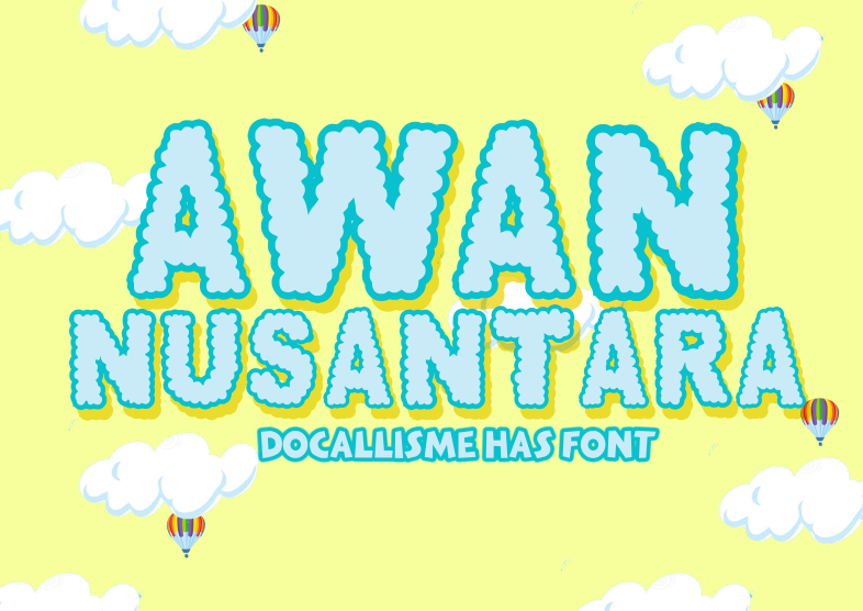 Awan Nusantara Font