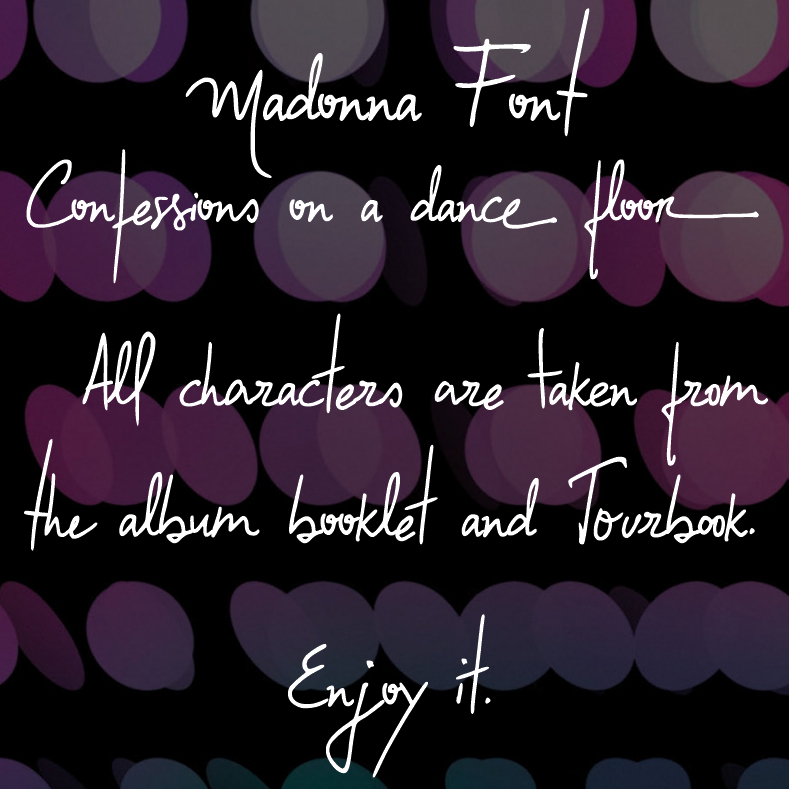 Confessions Font