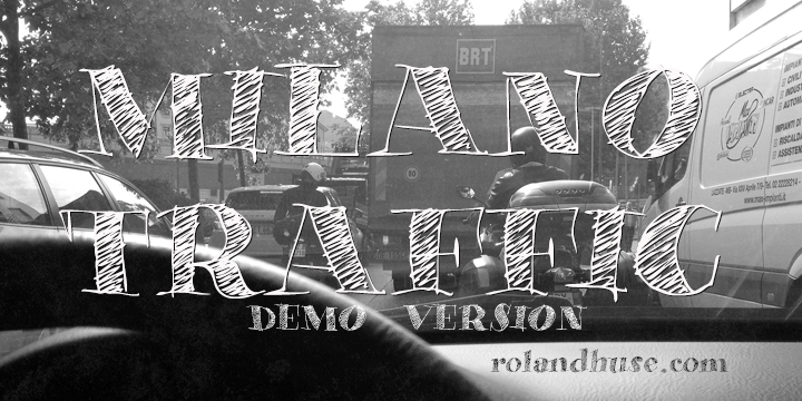 Milano Traffic Font