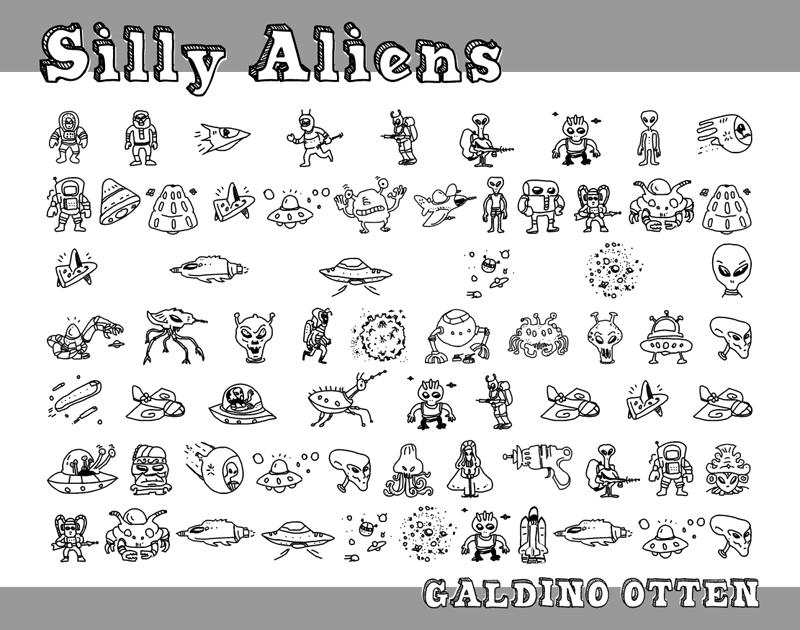 Silly Aliens Font