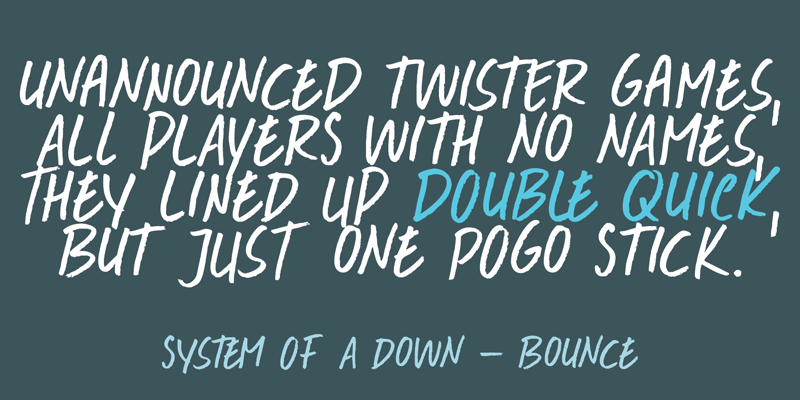 DK Double Quick Font