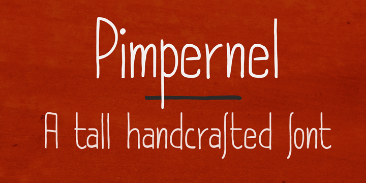 DK Pimpernel Font