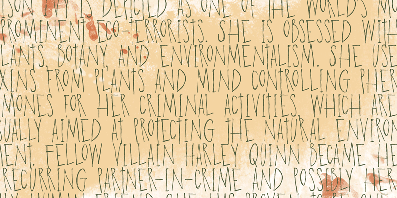 DK Poison Ivy Font