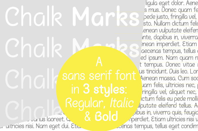 Chalk Marks Font