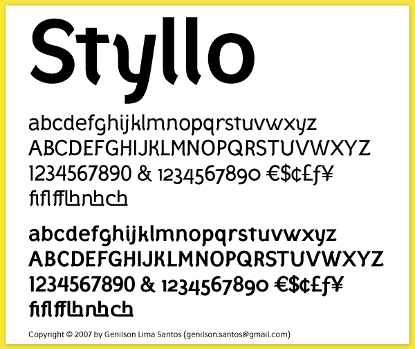 Styllo Font