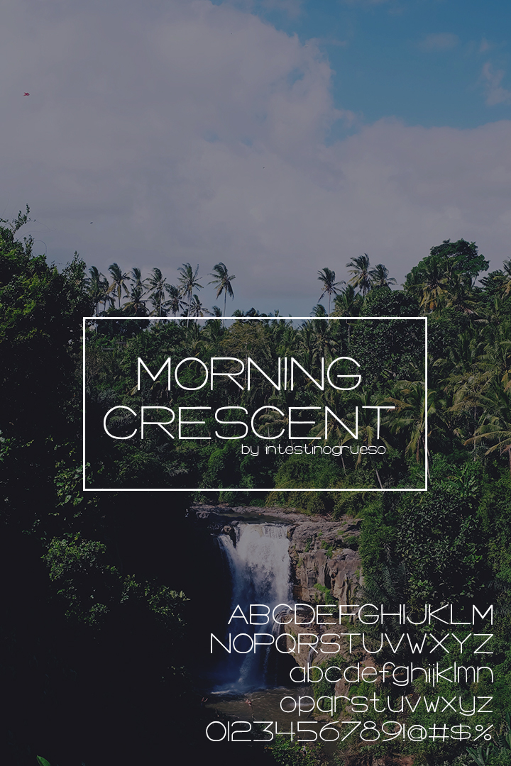 Morning Crescent Font