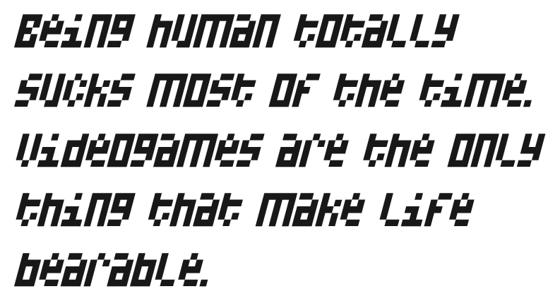 A-15-Bit Font