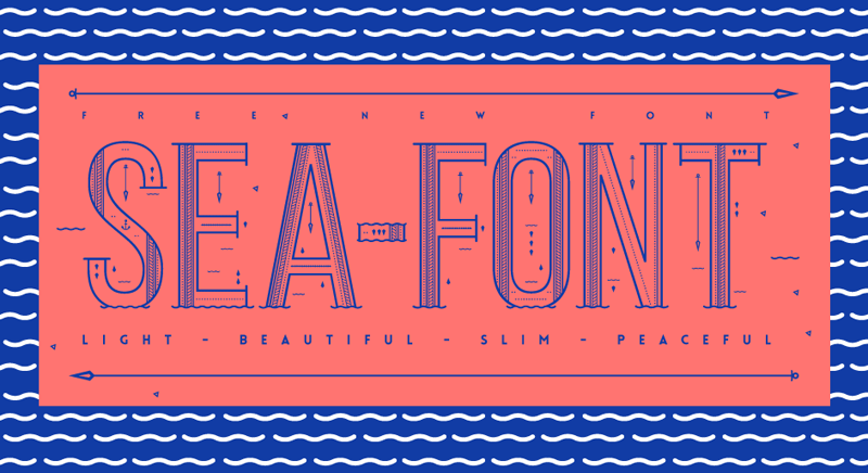 Sea Font Font