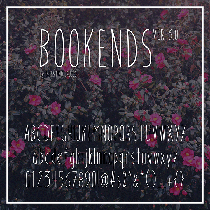 Bookends Font