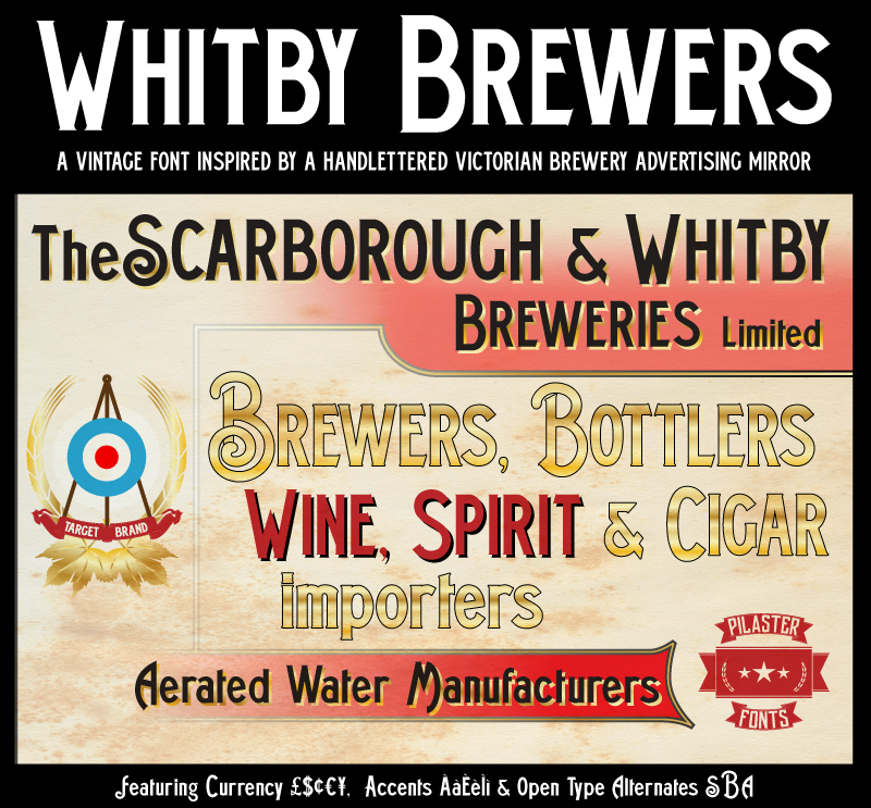 Whitby Brewers Font