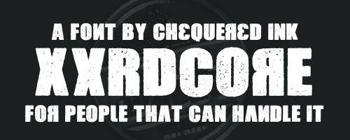 Xxrdcore Font