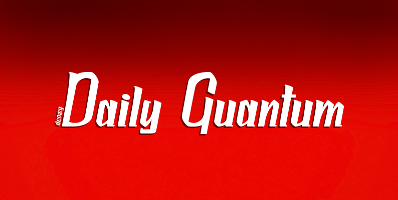 Daily Quantum Font