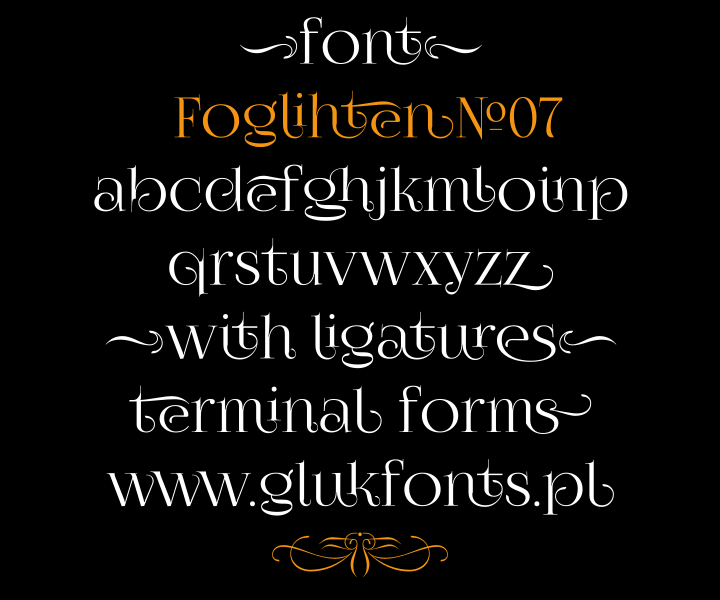 Foglihten No07 Font