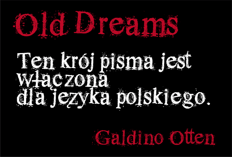 Old Dreams Font