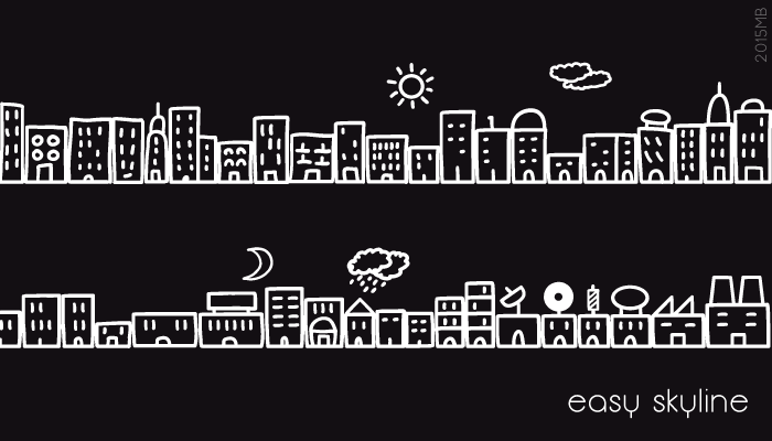 Easy Skyline Font
