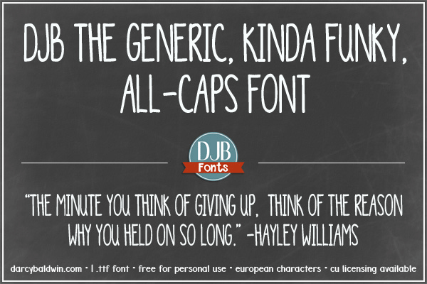 DJB The Generic Font
