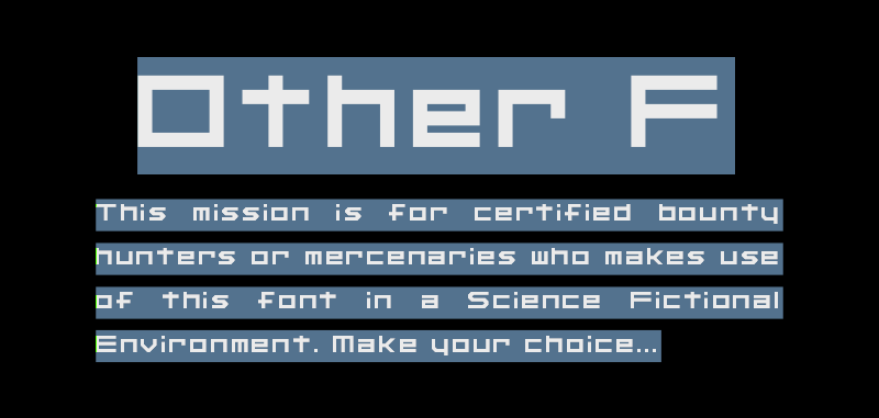 Other F Font