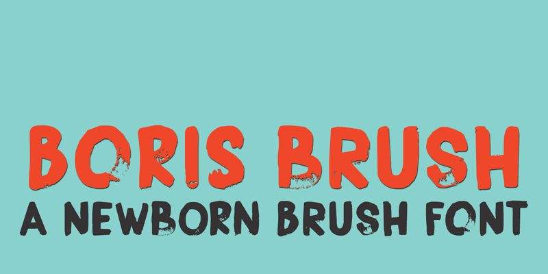 DK Boris Brush Font