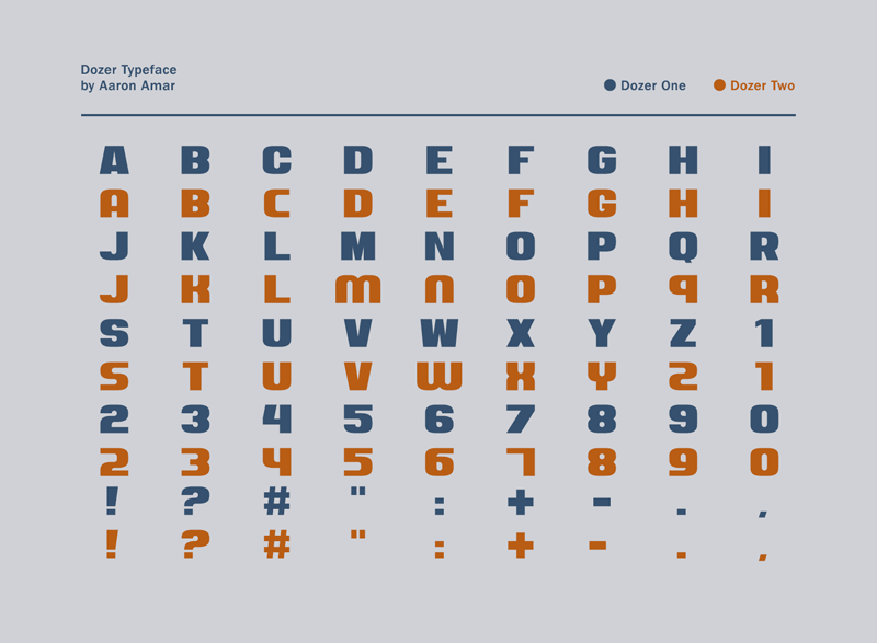 Dozer Font