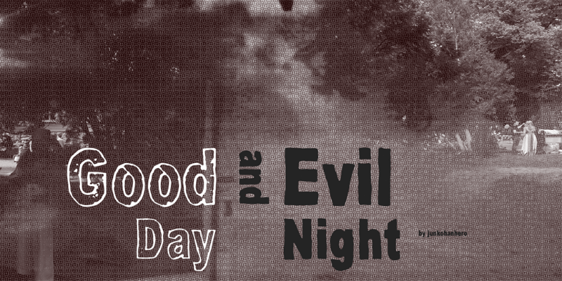 Good and Evil Font