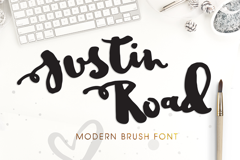 Justin Road Font