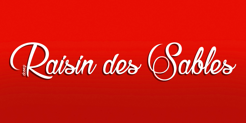 Raisin des Sables Font